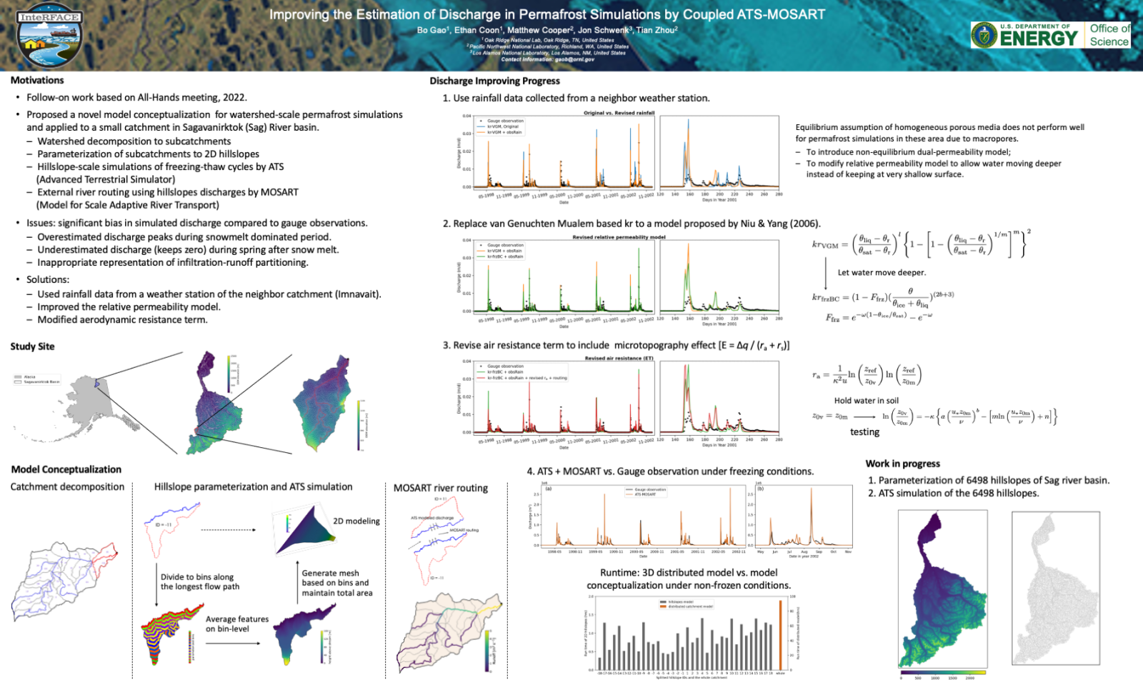 Improving the Estimation of Discharge in Permafrost poster thumbnail