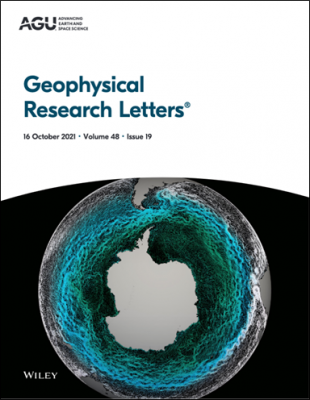 Lagrangian particle trajectories in a global Earth system model capture the evolution of physical and biogeochemical tracers on three dimensional particle pathways in a highly resolved Southern Ocean.   Cover image by Riley Brady | publisher: American Geophysical Union, Wiley Periodicals, LLC