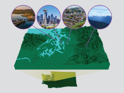 The Puget Sound region presents opportunities to explore a variety of natural and human system processes and interactions shaped by complex geographic, hydroclimatic, and landscape characteristics.
