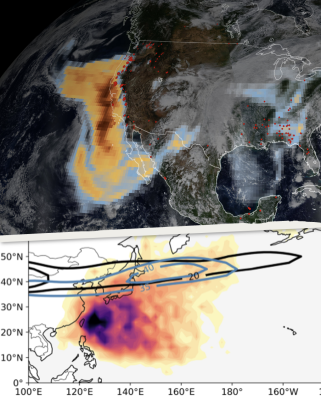 North American fire weather can be catalyzed by the extratropical transition of tropical cyclones