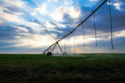 Regions around the world install irrigation systems to assist in crop growth. Depending on the crop type, region, and yield, the systems that are installed may have significantly different efficiencies leading to changing water demands. (Pareekshith Indeever | Pexels)