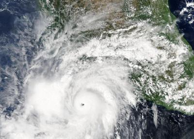With a new formula developed by a team of researchers led by PNNL, scientists can now double the accuracy of forecasting the rate at which tropical cyclones intensify. Photo courtesy of  NASA.