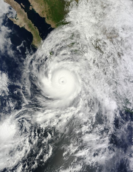 In 2014, Hurricane Odile, an intense landfalling tropical cyclone, brought high winds and heavy rainfall to the Baja California peninsula.