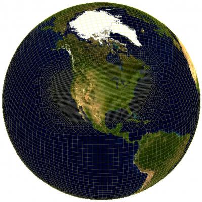 EAMv1 grid view of earth