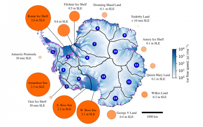 Antarctic vulnerability to localized ice shelf collapse. 